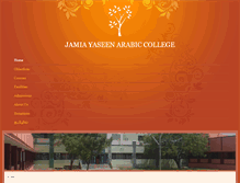 Tablet Screenshot of jamiayaseen.com